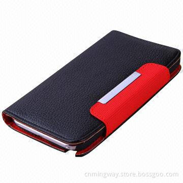 Flip Wallet PU Leather Case/Cover for Samsung Galaxy I9220 with Card Slots